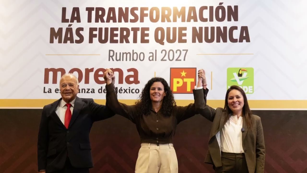 Refrendan alianza Morena, PT y PVEM rumbo a las elecciones intermedias de 2027