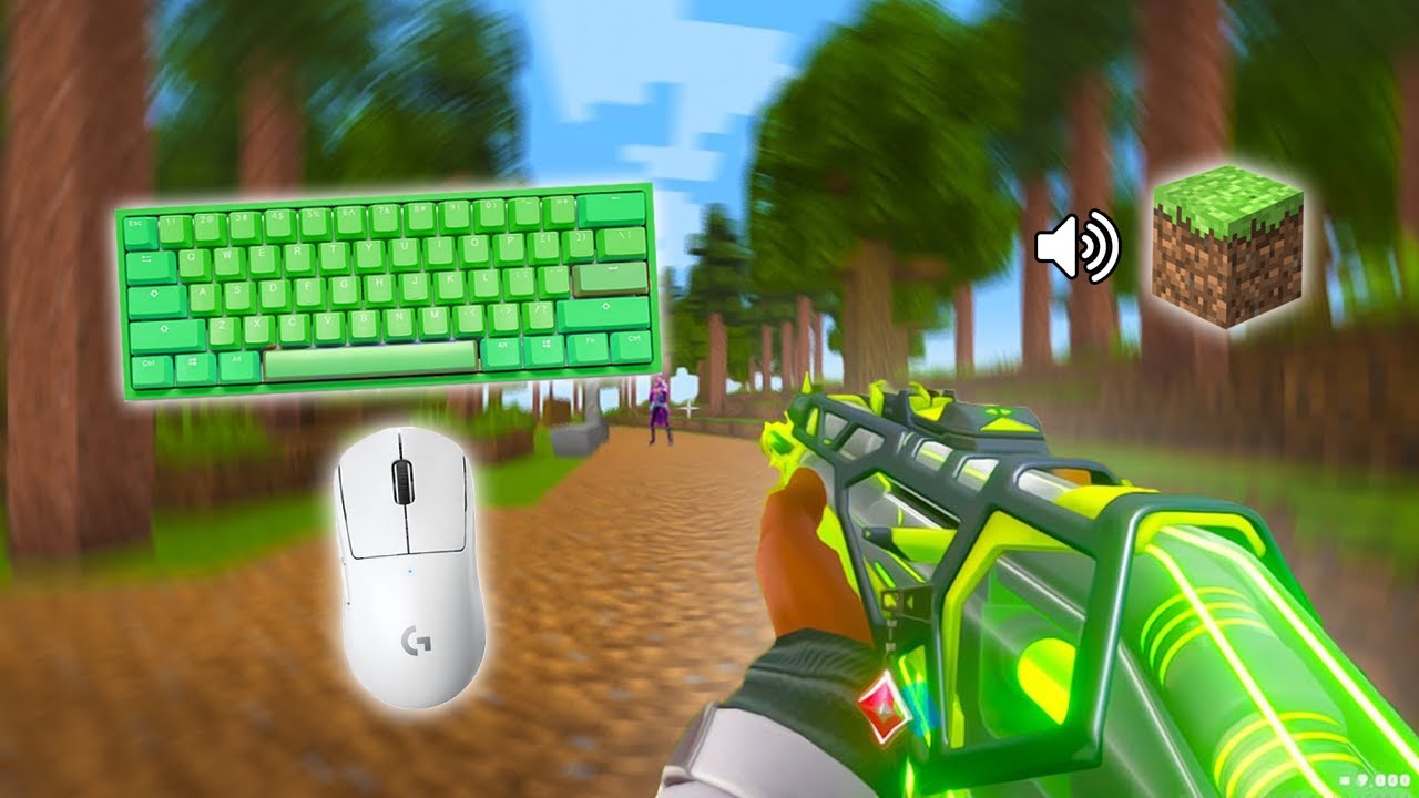 Valorant Chill😴Keyboard ASMR with Relaxing Minecraft Music