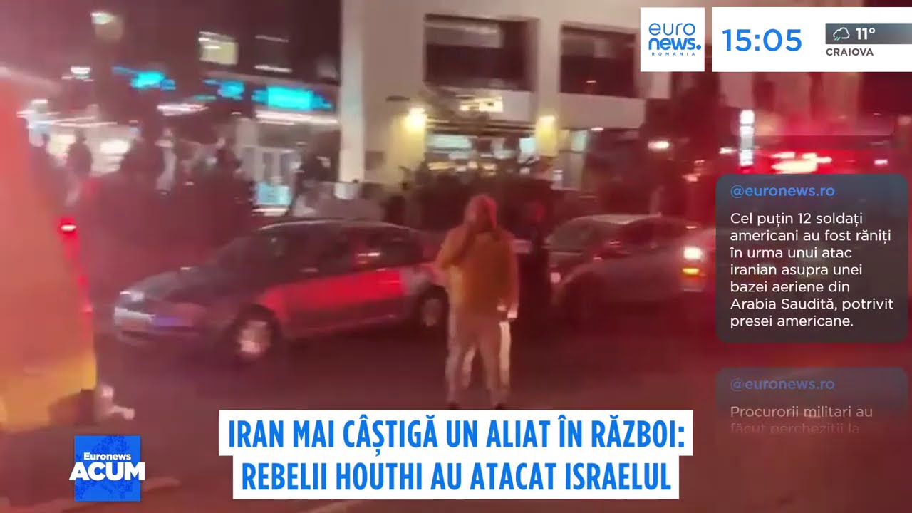 Iran mai c&acirc;știgă un aliat &icirc;n război: rebelii houthi au atacat Israelul