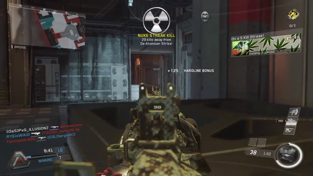 I GOT MY FIRST DEATOMIZER STRIKE IN INFINITE WARFARE!