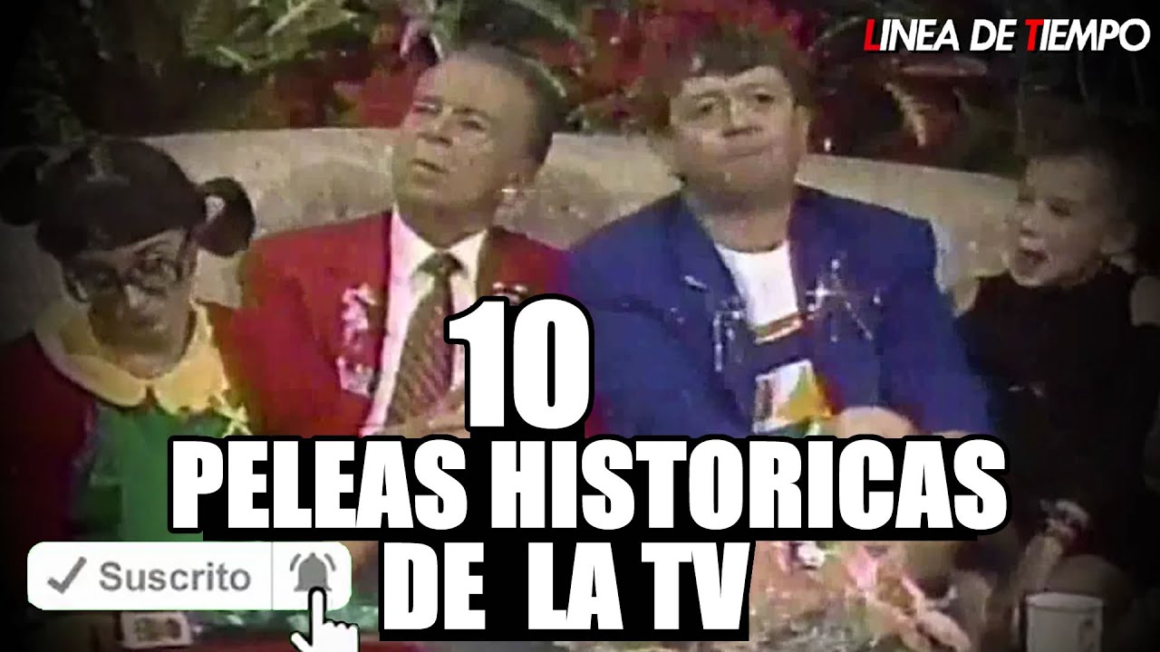Con Chabelo, Chilindrina y Camilo Sesto: Top 10 hist&oacute;ricas peleas en televisi&oacute;n