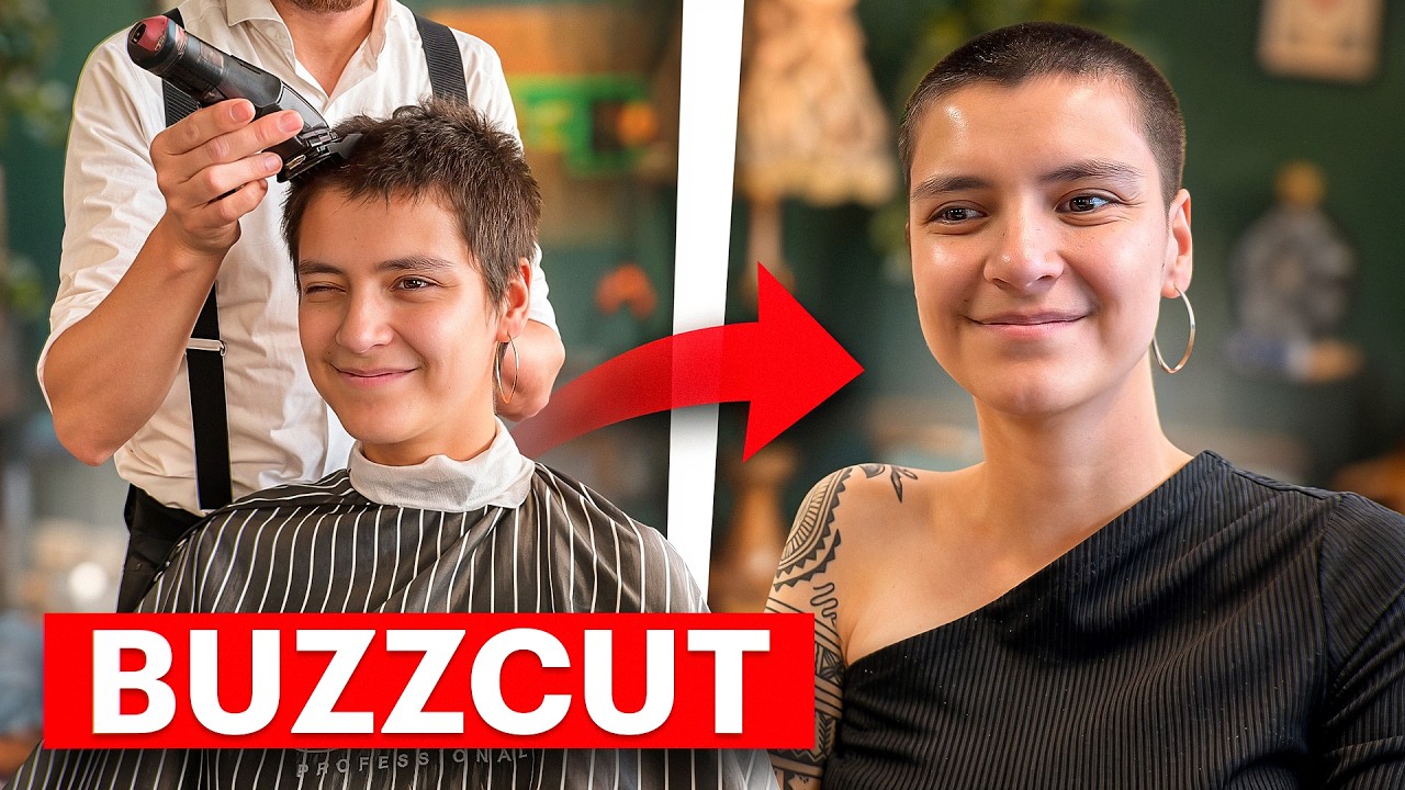 Back to a BUZZCUT! She rocks short hair