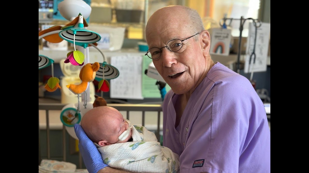 Vietnam veteran's heartwarming mission: Cuddling NICU babies
