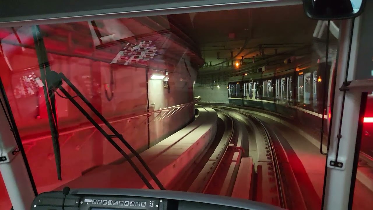 Lusail Tram Line Train From Energy City South to Esplanade (06-19-2022) - Doha, Qatar