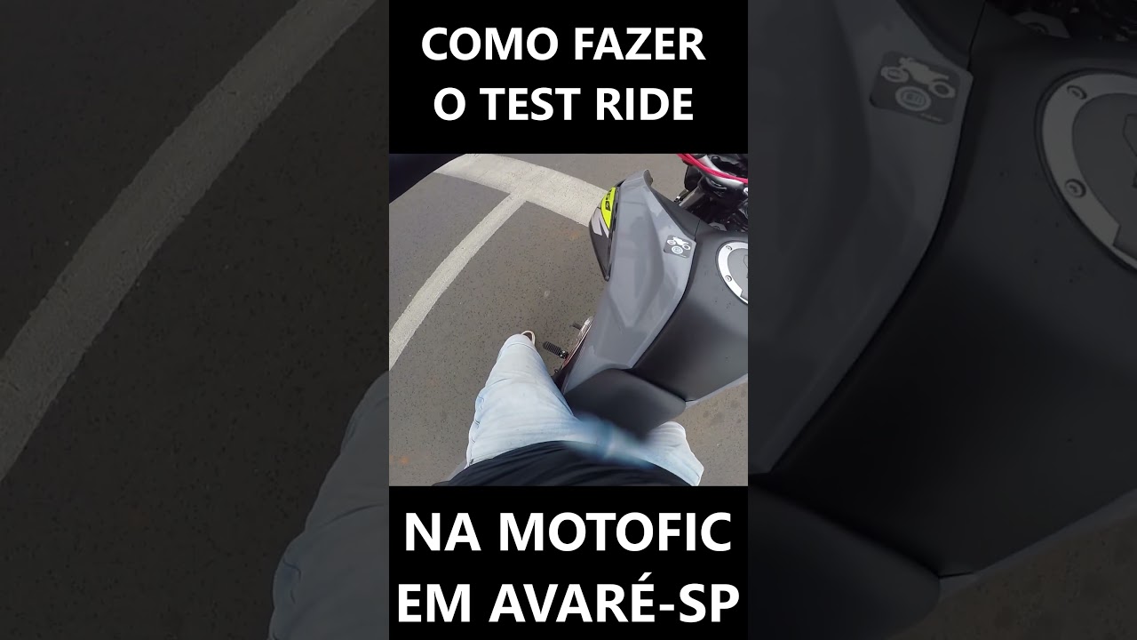 COMO FAZER O TEST RIDE NA HONDA BROS 160 2025