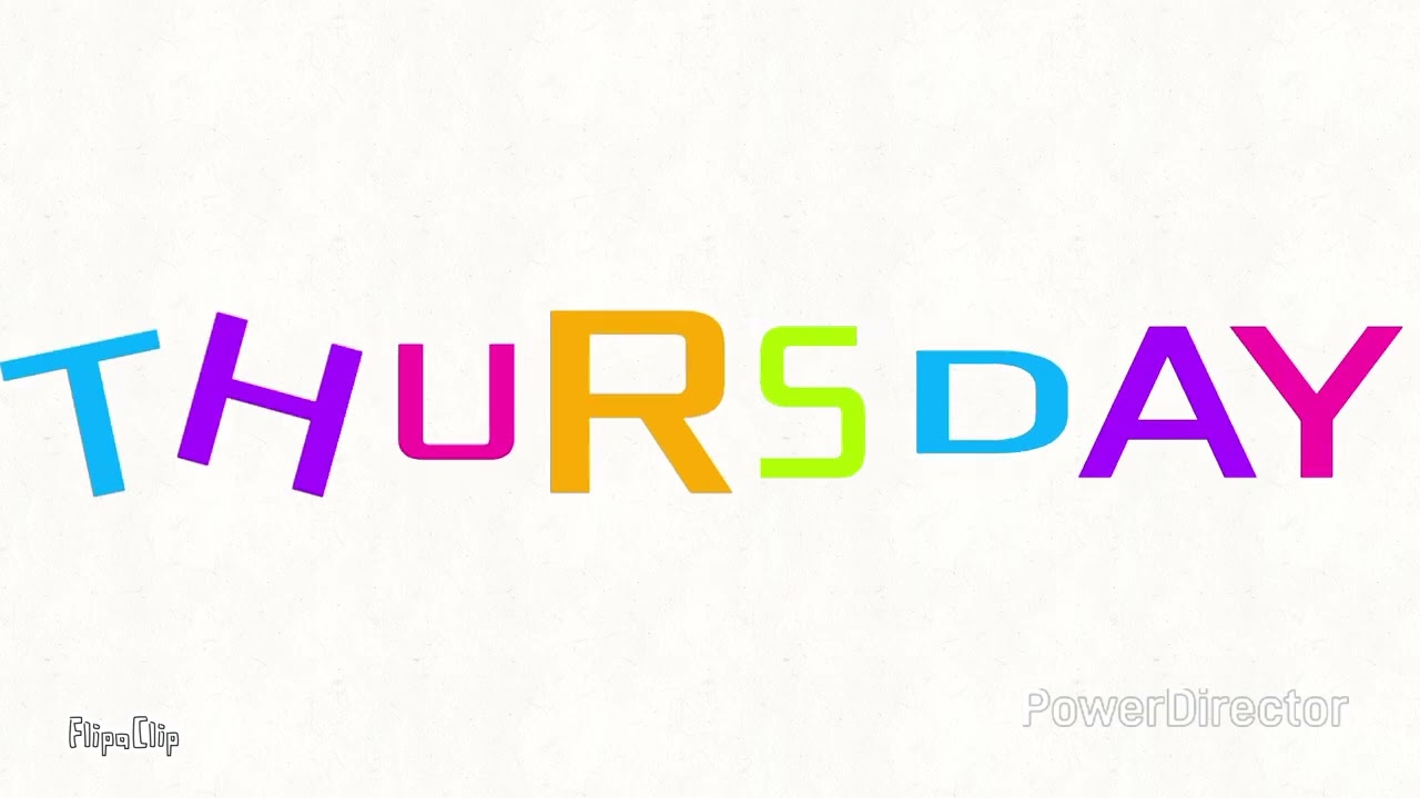 Flipaclip's Days of the Week (Sunday-Saturday) Band