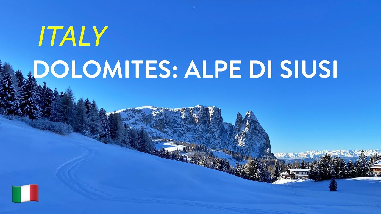 DOLOMITES 🇮🇹┃Winter Walk on Alpe Di Siusi