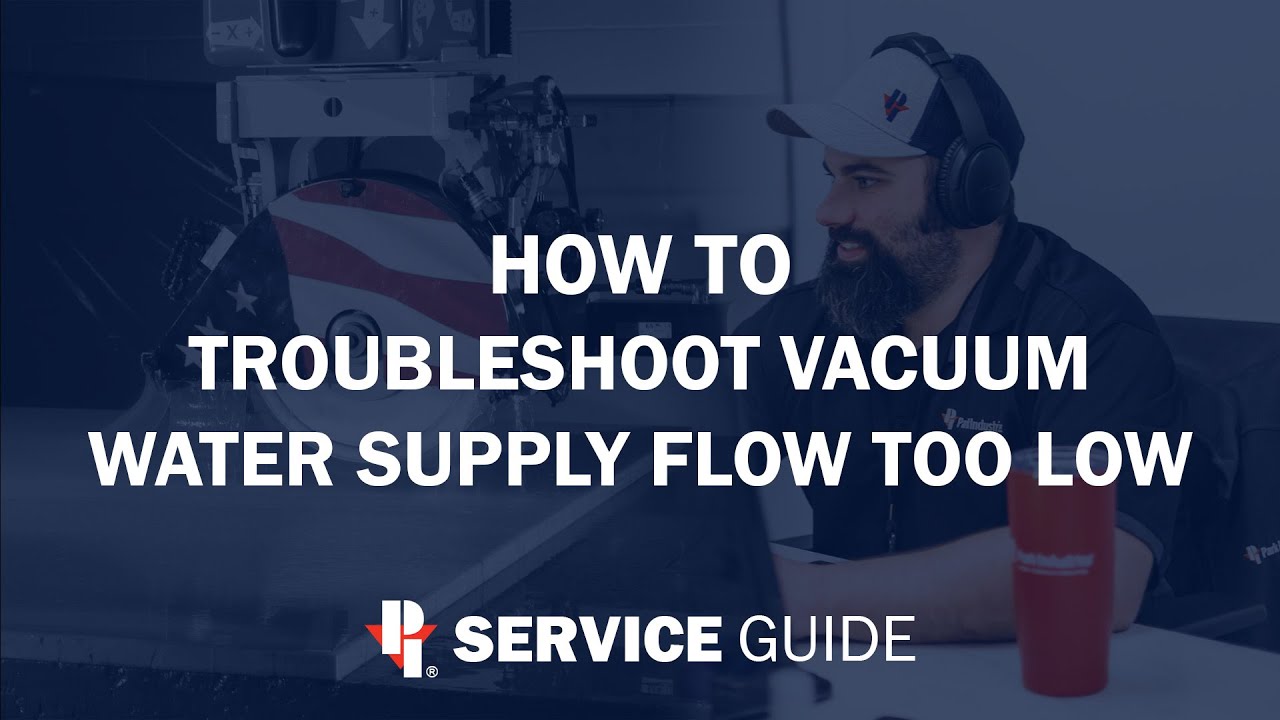 How to Troubleshoot Low Vacuum Water Flow | CNC Routers Service