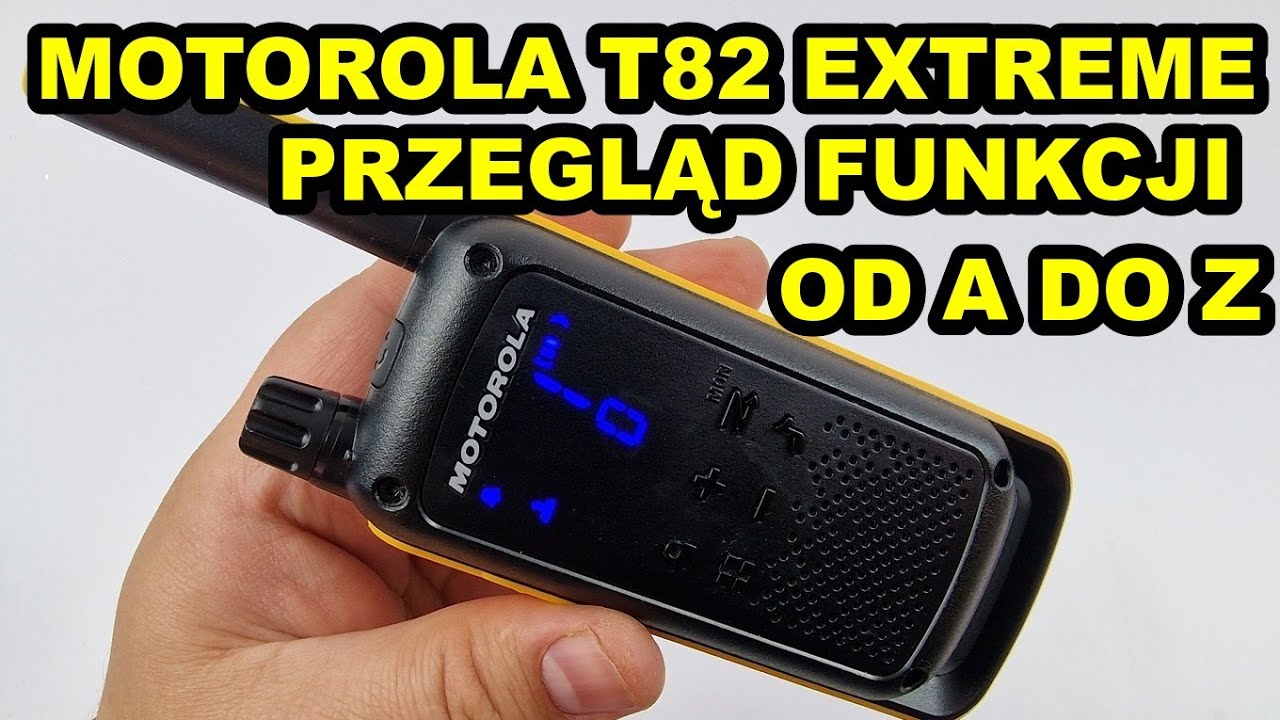 Motorola T82 extreme, przegląd funkcji od A do Z