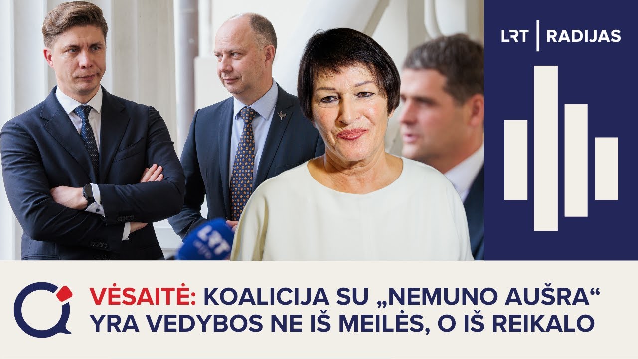 Vėsaitė: koalicija su &bdquo;Nemuno au&scaron;ra&ldquo; yra vedybos ne i&scaron; meilės, o i&scaron; reikalo