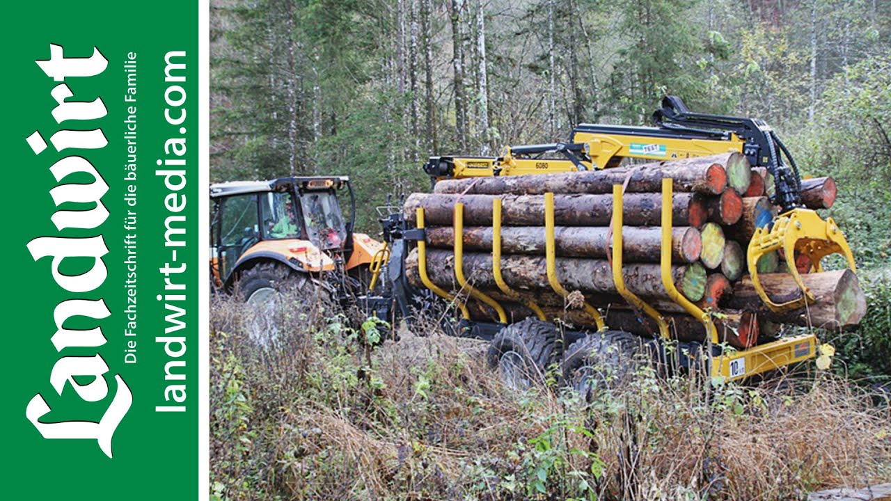 Uniforst Krananhänger im Test | landwirt-media.com