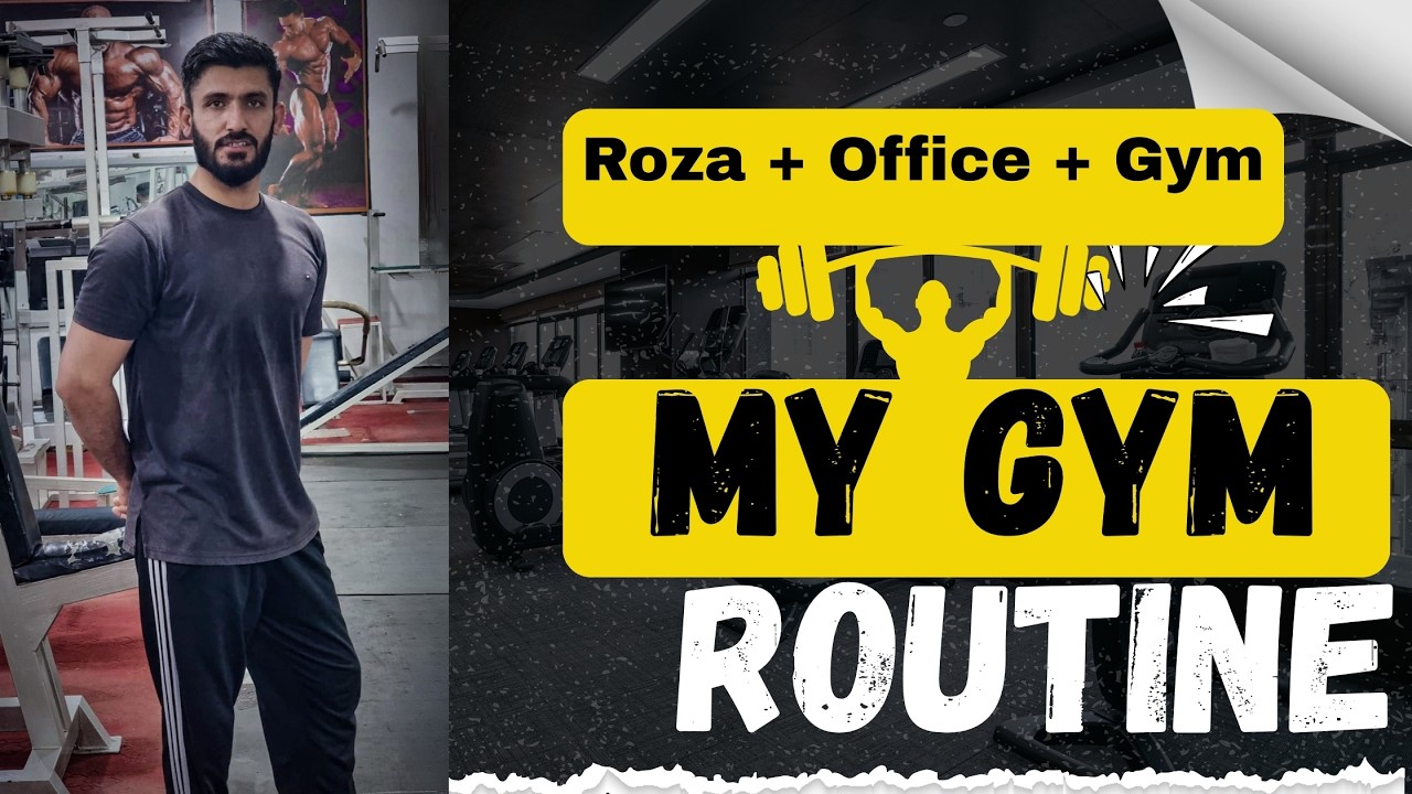 Roza rakh kar 56KM safar + Office + Gym | Real Life Ramazan Routine