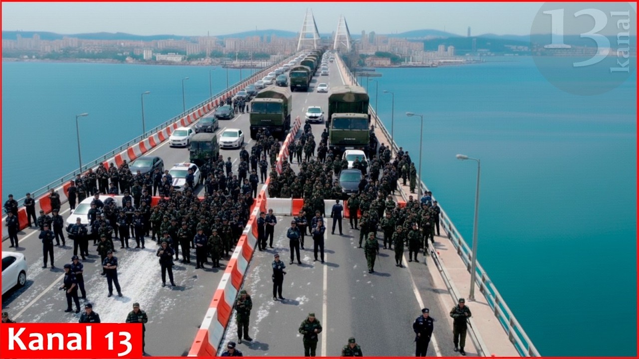 Due to threat of attack, Russians forced to close Crimean bridge; spy aircrafts of NATO near Crimea