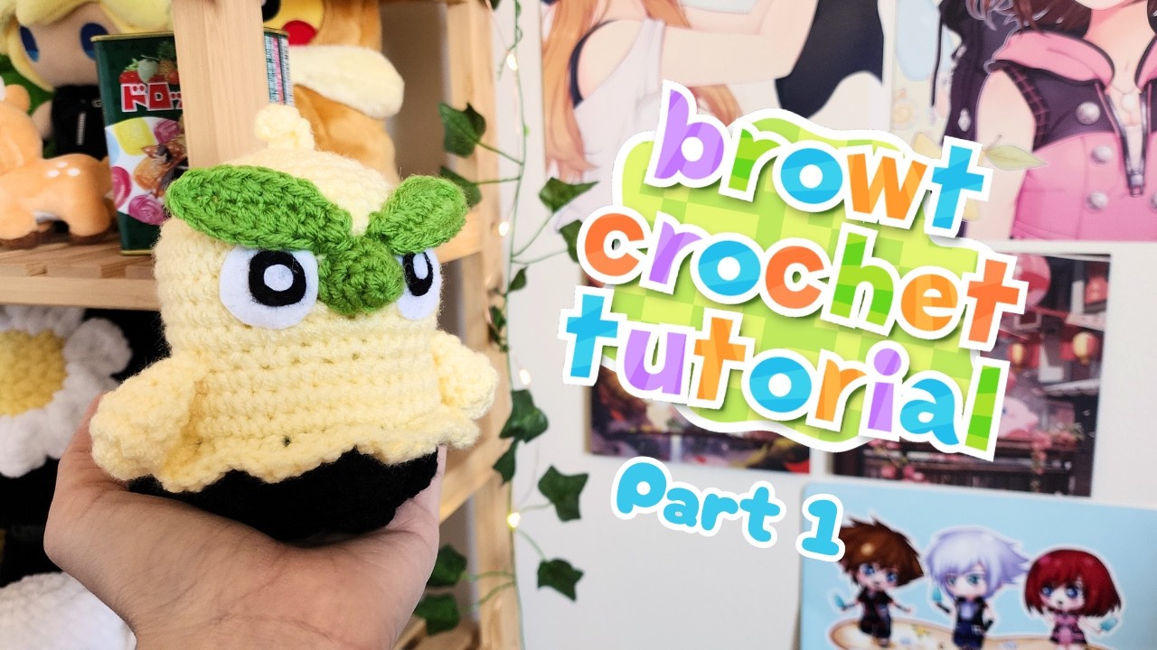 Browt Pokemon Crochet Tutorial! Part 1 of 2