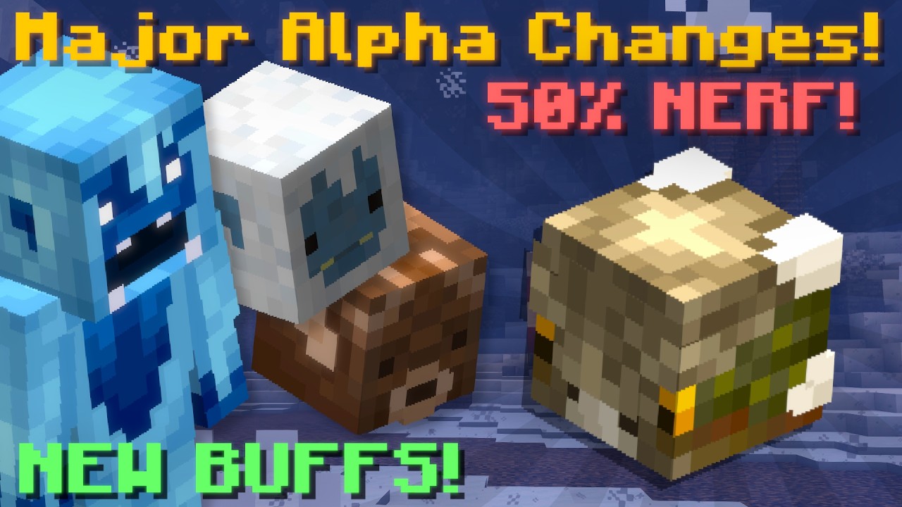 Major 0.24.3 Alpha Changes! Ankylosaurus Nerfed! Baby Yeti & Reindeer Buffs! (Hypixel Skyblock News)