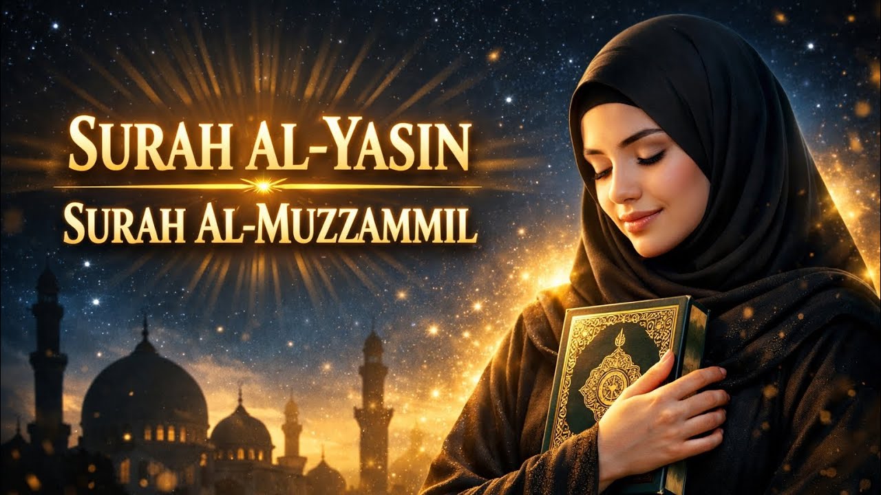 Listen Before Sleep 🌙 Surah Yasin & Surah Muzzammil | Peaceful Quran Recitation 4K