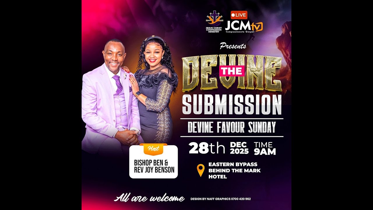 HOLY COMMUNION SERVICE || JCM DIVINE FAVOUR SERVICE|| THEME:THE DEVINE SUBMISSION