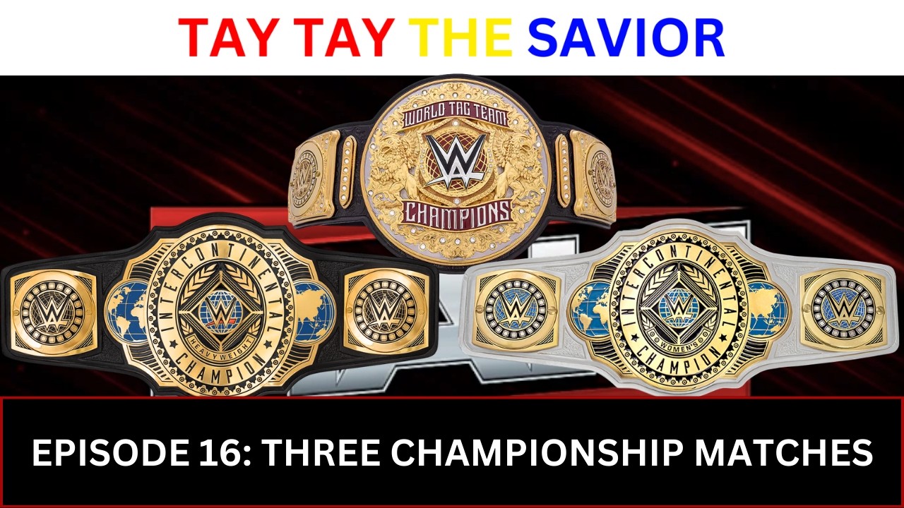 WWE 2K25 Universe Mode - Raw Episode 16: Three Championship Matches