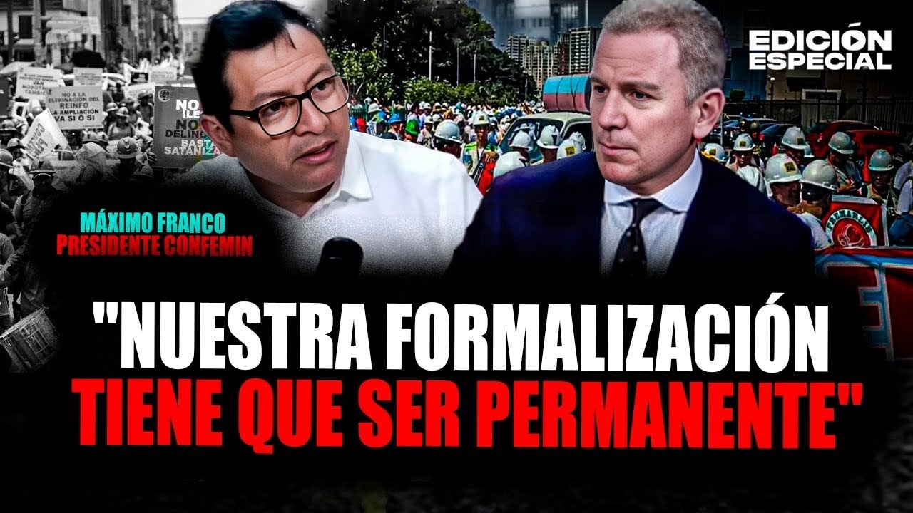 Mineros artesanales: La lucha por una ley que los formalice.
