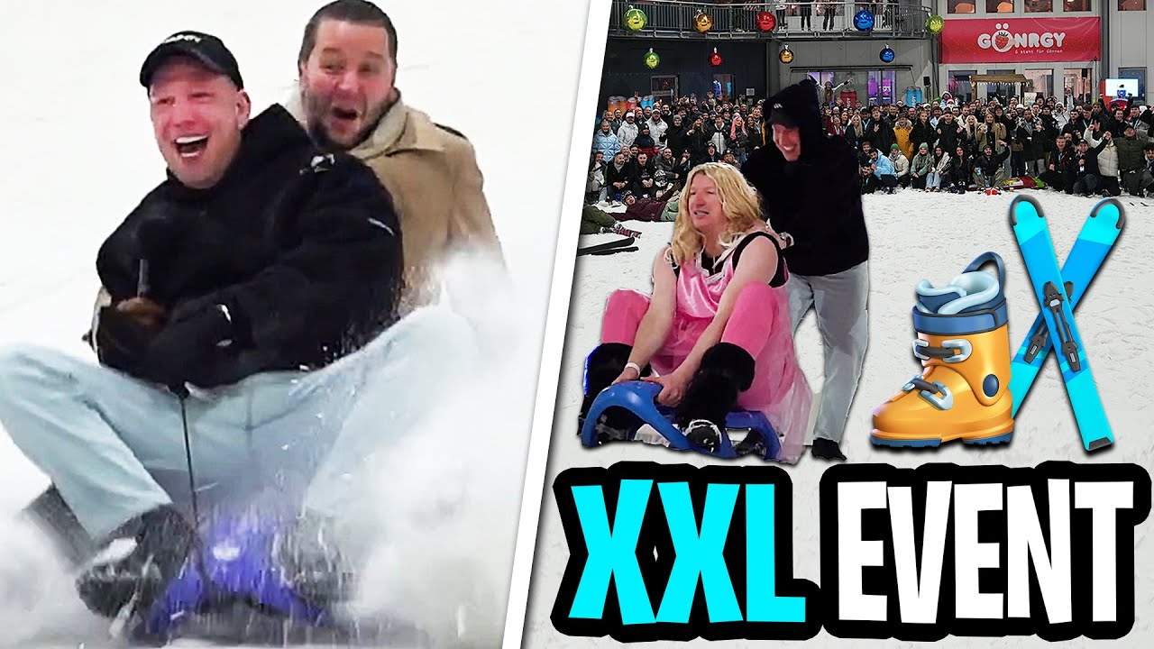 XXL WEIHNACHTS-STREAM!😂🎄 Rodeln, Human Bowling & Wichteln | MontanaBlack Highlights