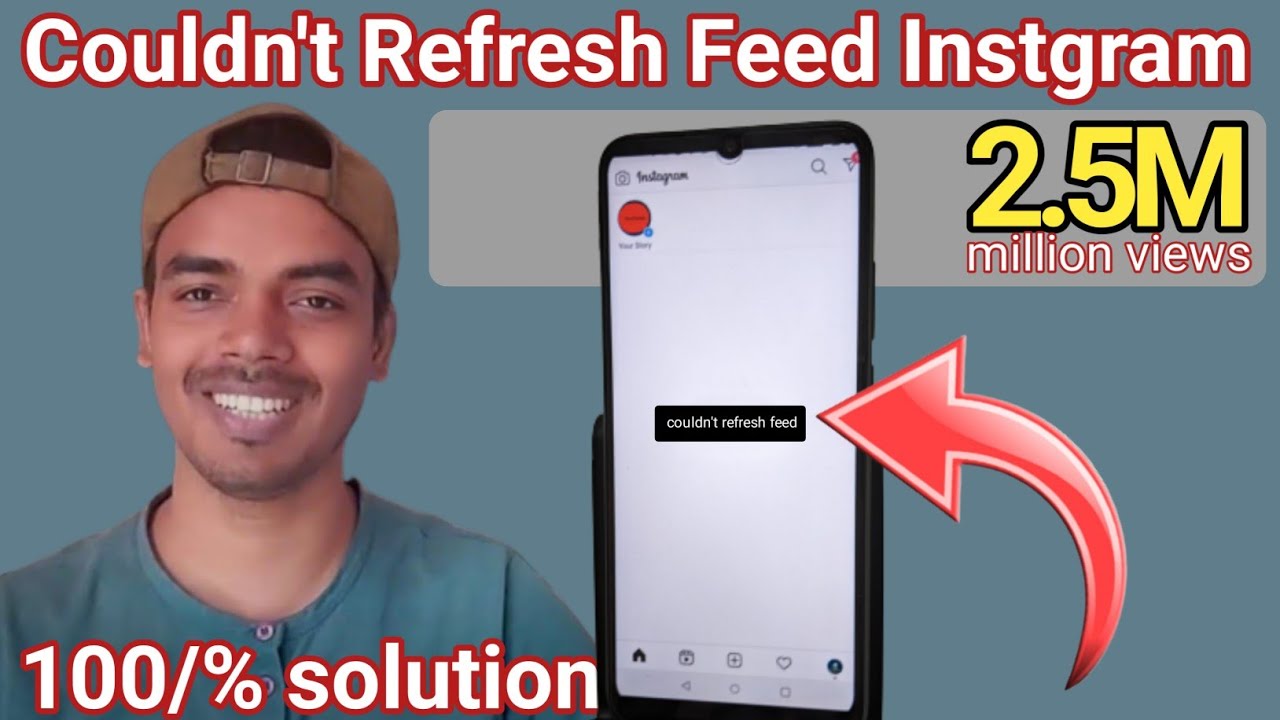 How to fix instagram couldn't refresh feed android