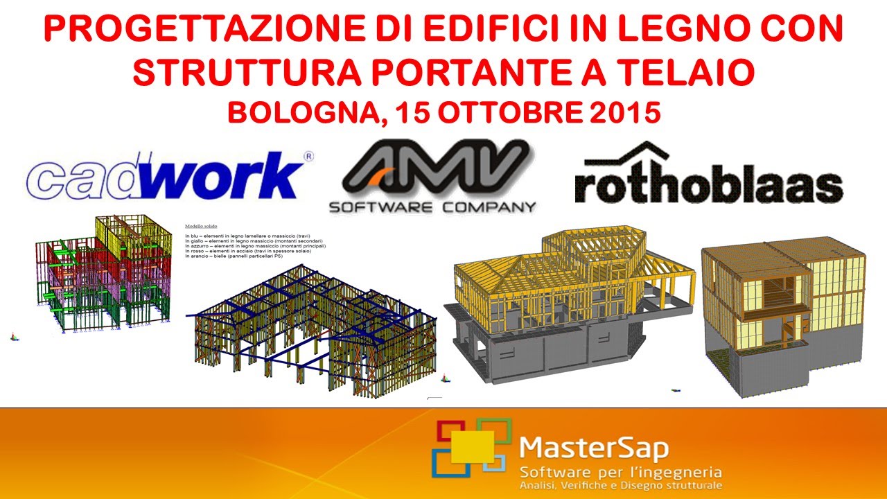 SAIE 2015 - MasterSap per la progettazione di edifici in legno con struttura a telaio