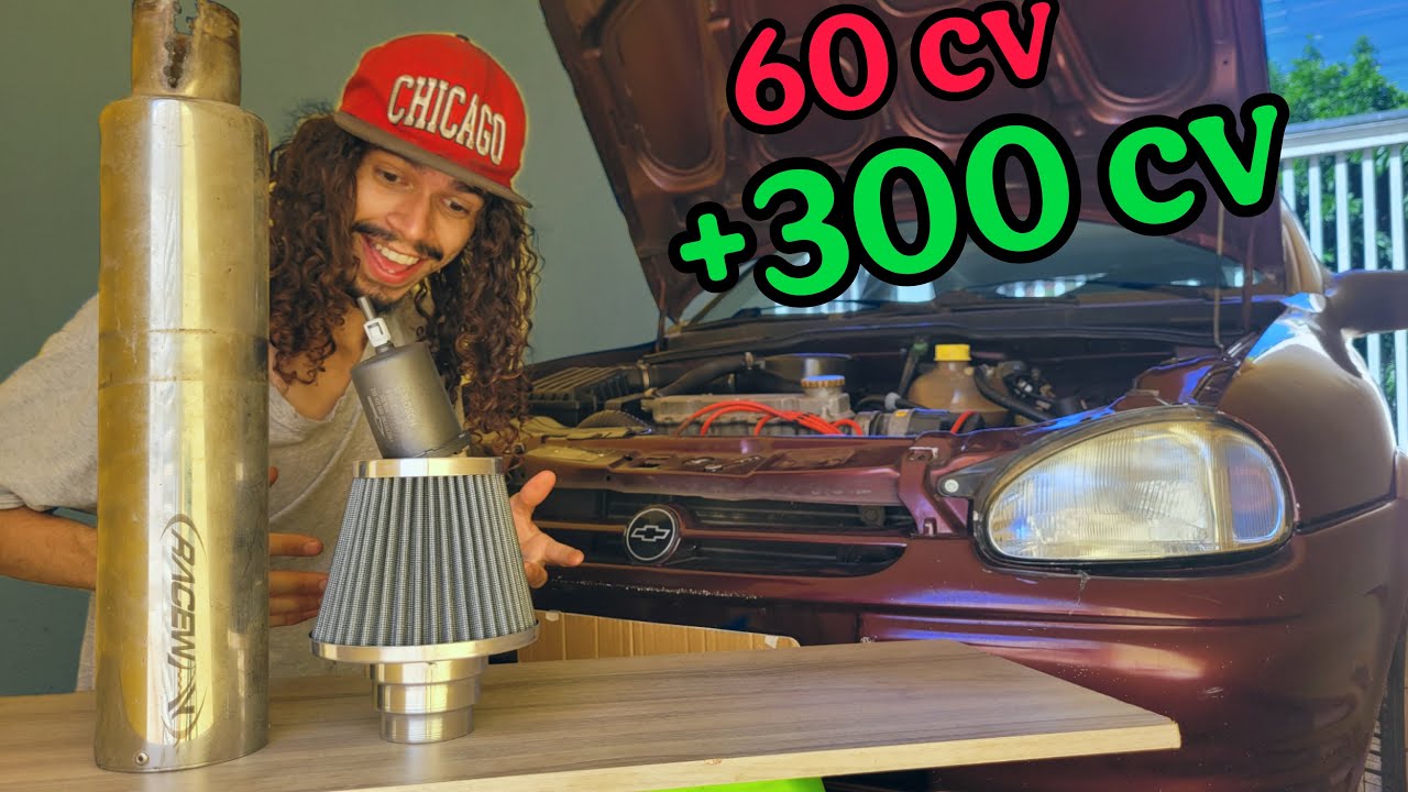 COLOQUEI ESCAPE E FILTRO ESPORTIVO NO CORSINHA!!