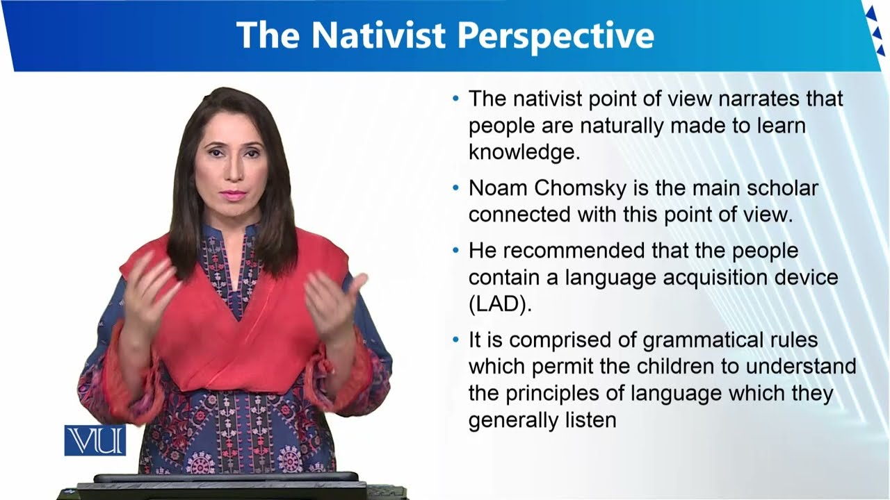 The Nativist Perspective | Human Development and Learning | EDU302_Topic096