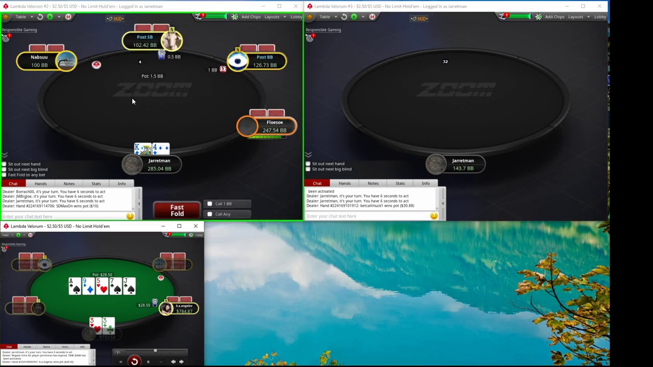 #43 500NL Zoom PokerStars Live Play & Explain w/ Commentary - Jarretman