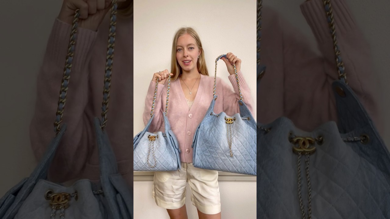 Chanel 25 Small VS Medium #luxurybags #chanelbag