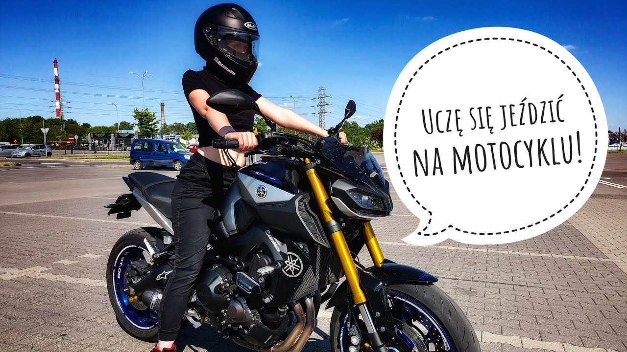 1# MotoNauka |  Pięćdziesiąt kilo vs Yamaha MT09 czyli jej pierwszy raz !