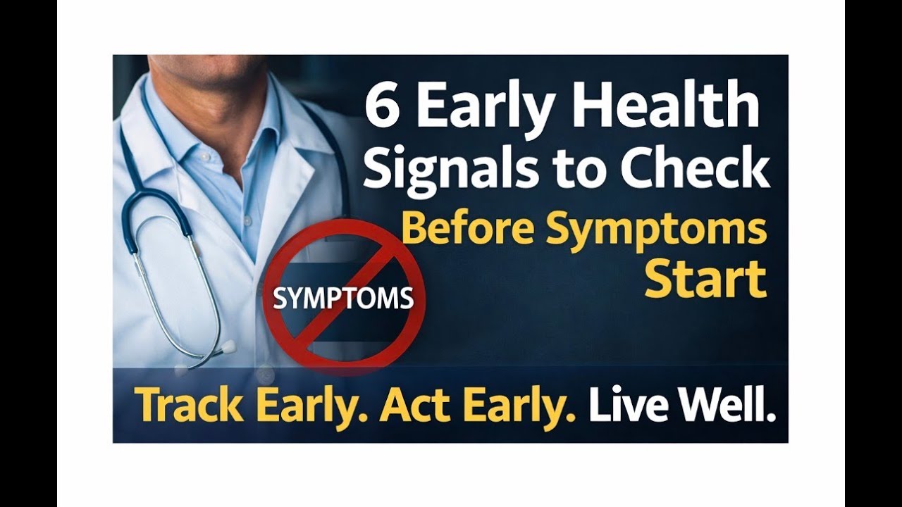 Video 218: 6 Early Health Signals to Check - Before Symptoms Start.