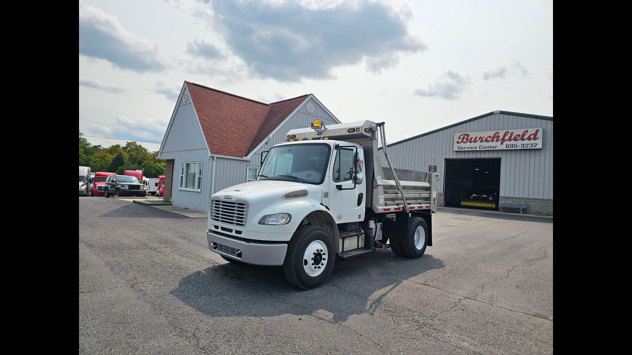 2014 Freightliner M2 10ft Stainless Steel Dump Truck