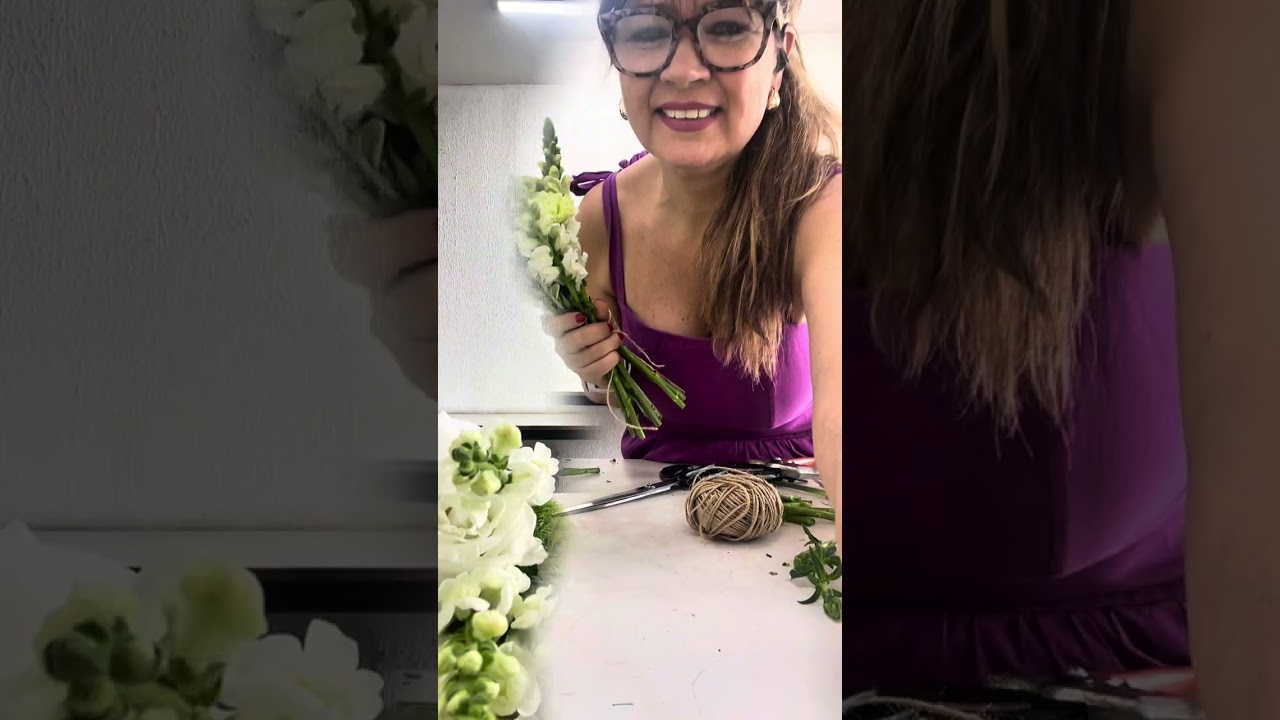 Alerta vídeo longo! Uma produção floral para um evento corporativo. 