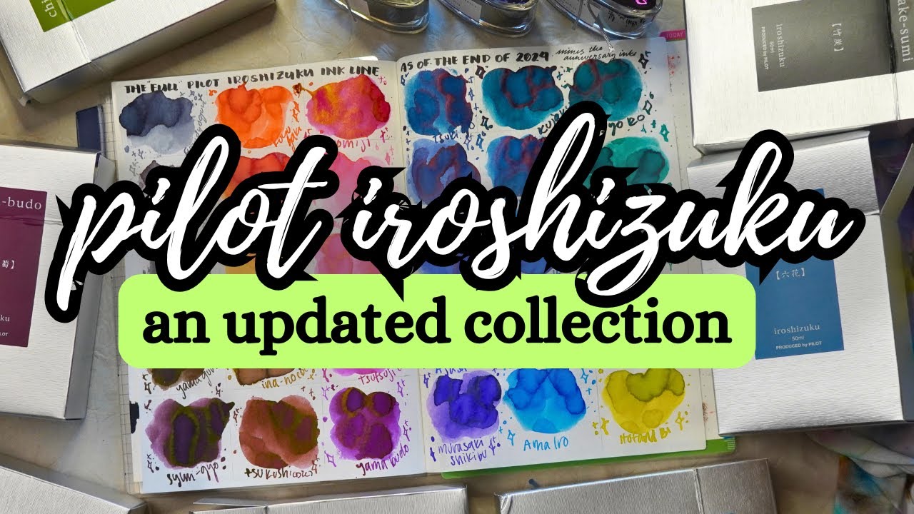 The FULL Pilot Iroshizuku Fountain Pen Ink Collection (UPDATED!)