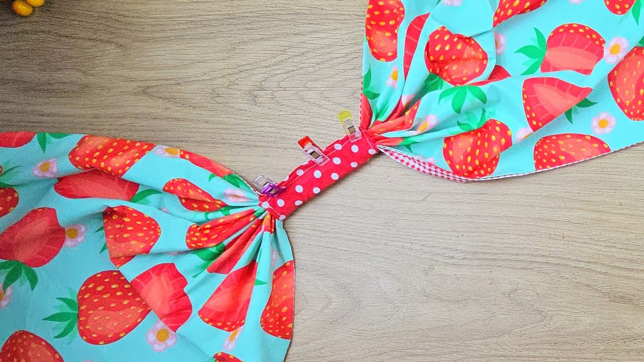 No more plastic bags! Sewing fabric bags in the easiest way in 5 minutes