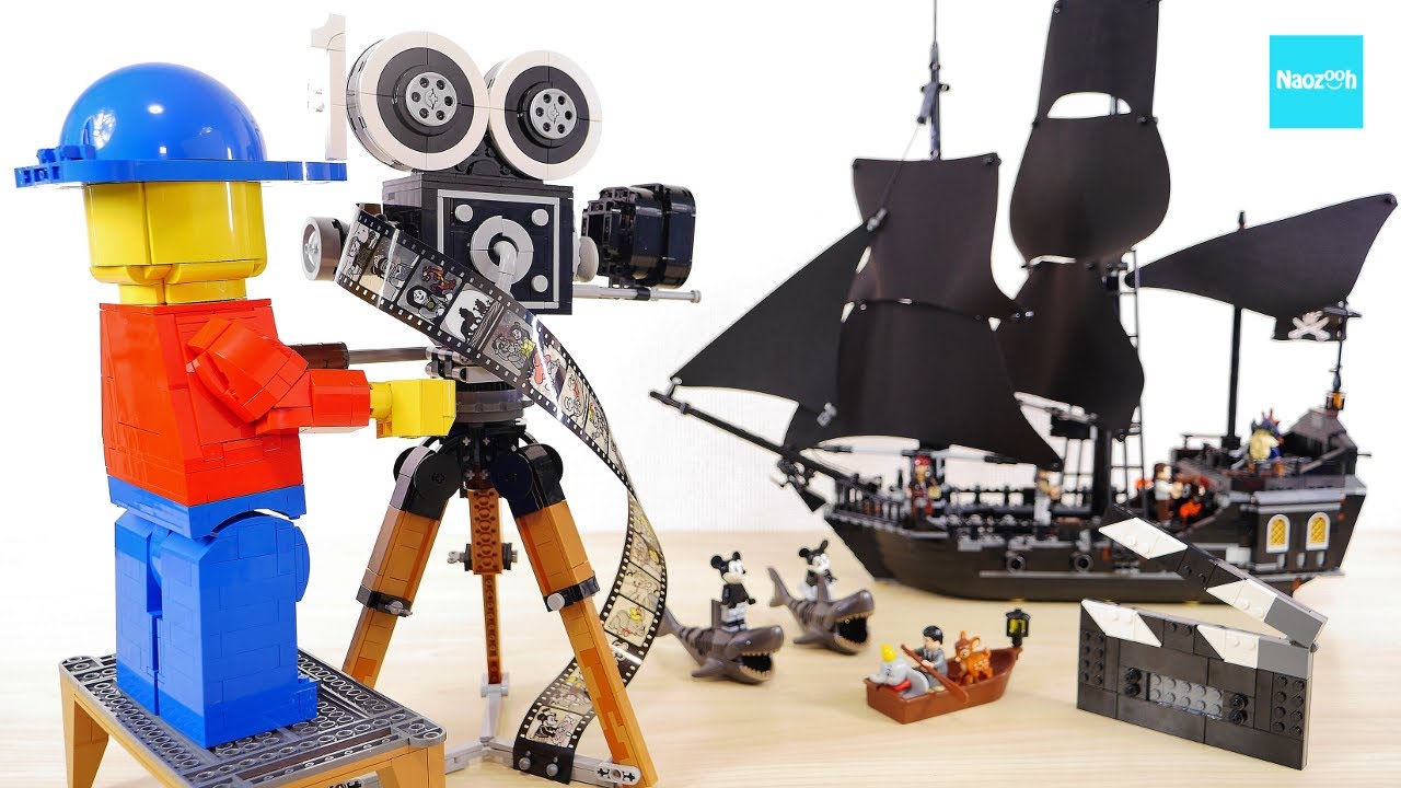 レゴ WDトリビュート：カメラ 43230 ／ LEGO Disney Walt Disney Tribute Camera Speed build & Review