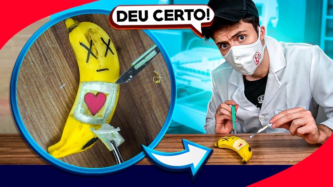 SALVEI A VIDA DE UMA BANANA! (VIREI MÉDICO)