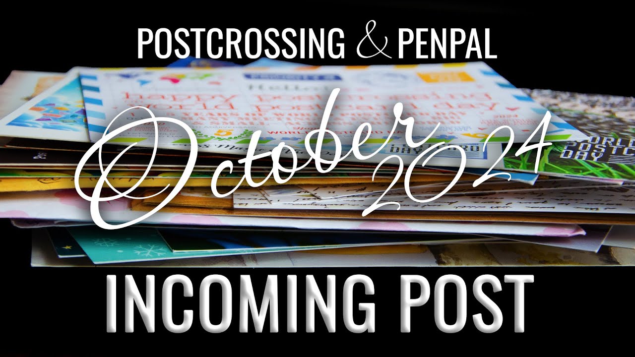 📬 INCOMING post | Oct 2024 | #10 | Welcome to my mailbox! | POSTCROSSING & PenPal