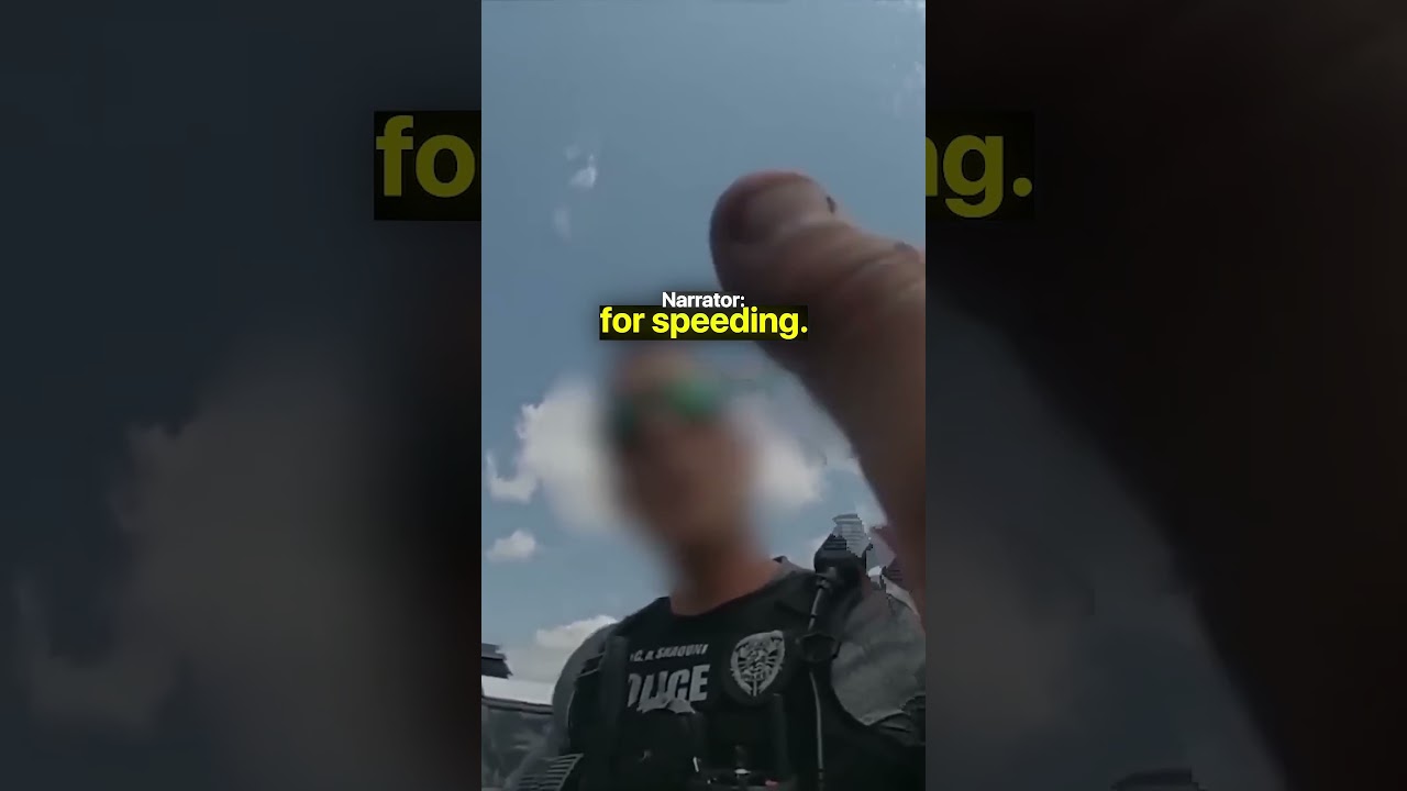 Police Officer Stops Another Officer For Speeding