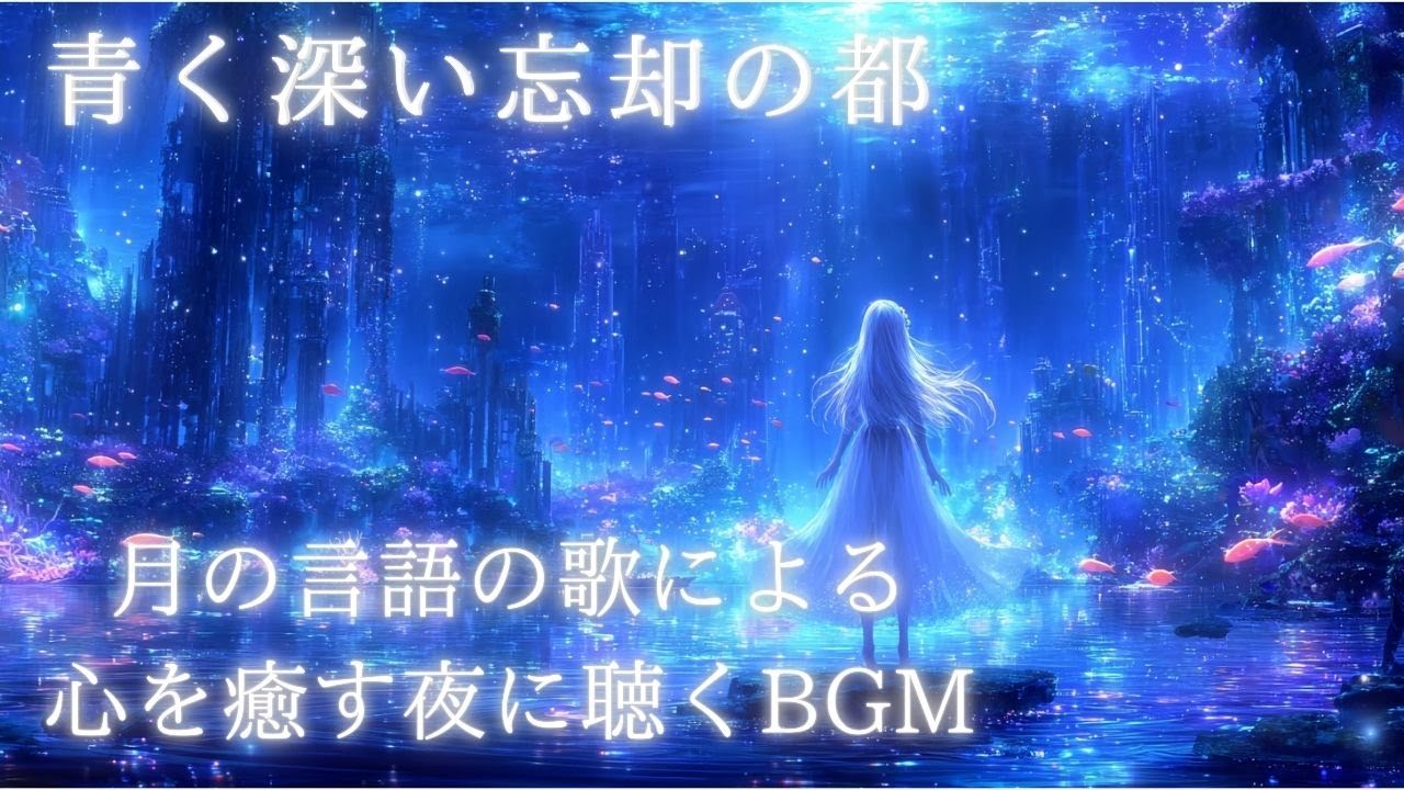 【幻想ケルト音楽】　～青く深い忘却の都～　⭐月の海に沈んだ都で眠るような心を癒す音楽　【歌あり・癒しのBGM】
