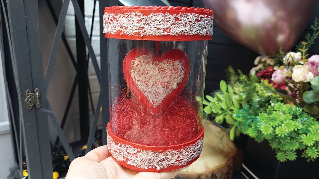 Подарок на день святого валентина. Упаковка. Сделай сам. Сердце из бумаги. DIY