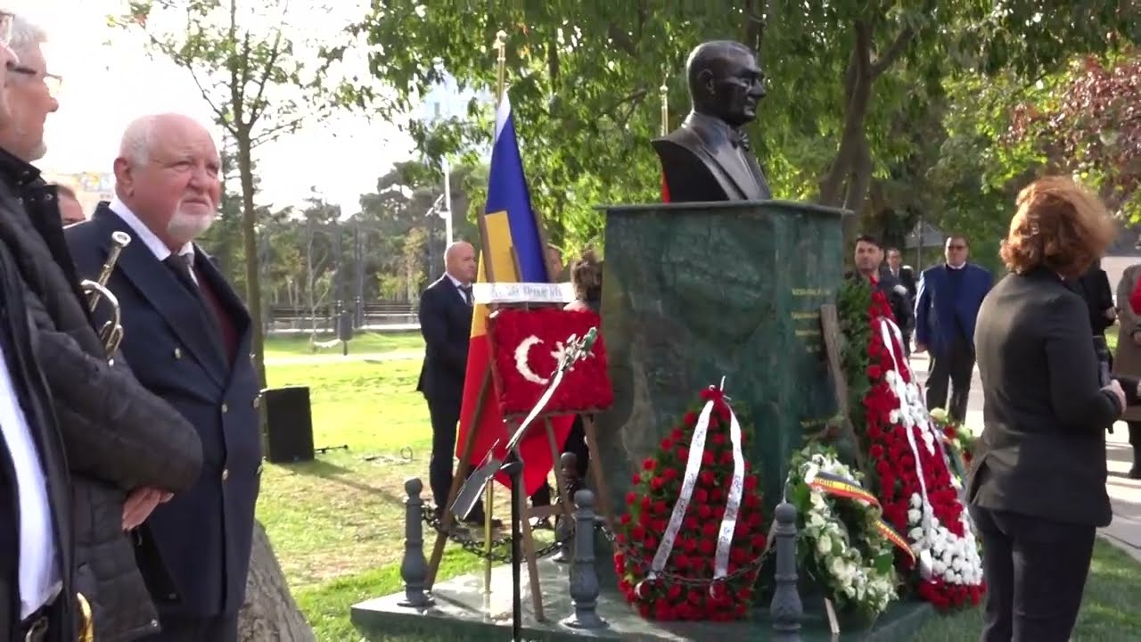 Fondatorul Republicii Turcia, Mustafa Kemal Atatürk ,comemorat în orașul Constanța 10 Noiembrie 2023