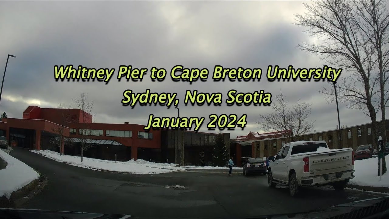 (Realtime) Whitney Pier to Cape Breton University (CBU) January 2024