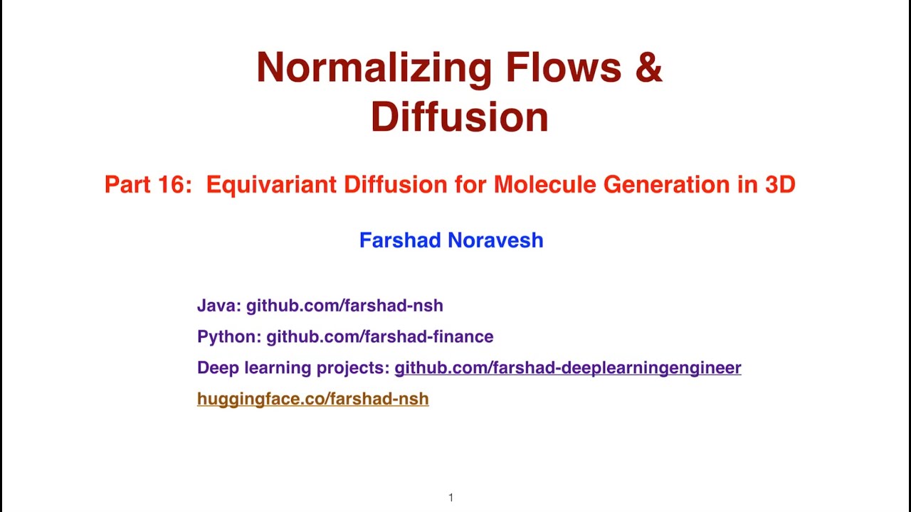 Part16: Equivariant diffusion for molecule generation in 3D