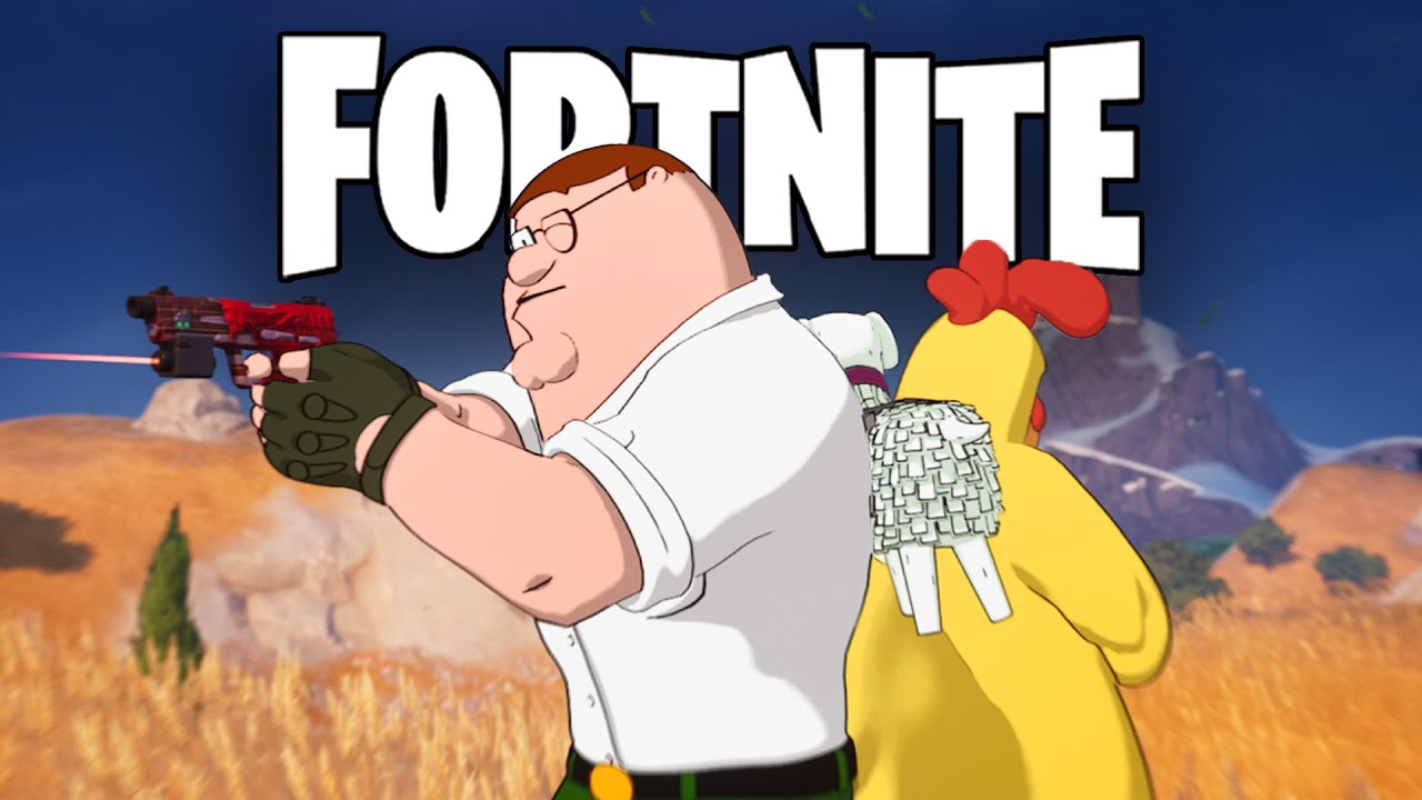 Питер Гриффин играет в Fortnite со своим САМЫМ БОЛЬШИМ врагом!