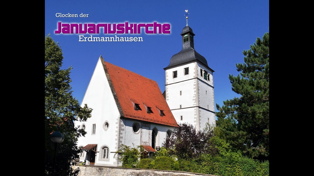 Glocken der Januariuskirche Erdmannhausen - Teilgel&auml;ut mit drei Glocken