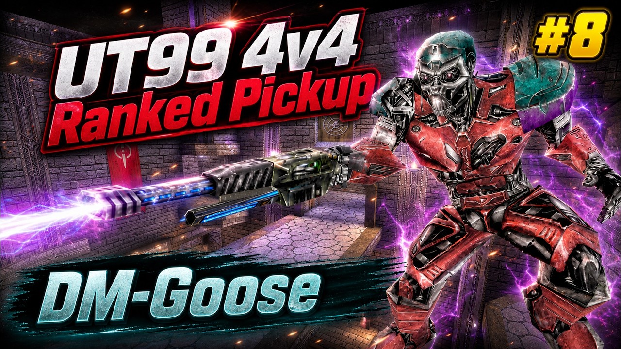 UT99 | 4v4 Ranked Pickup | DM-Goose2k4_ b1 | POV: znatch | 25/12/29 | #8