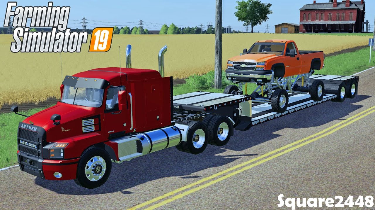 Mack Anthem Hauling Monster Truck | Farming Simulator 19