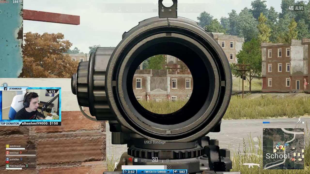 SHROUD, JUST9N, CHAD & CHOCOTACO SQUADS | J9 CARRY | PLAYERUNKNOWN'S BATTLEGROUNDS | MAY 1